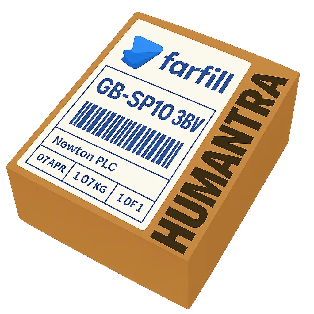 Humantra parcel illustration